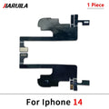 Earpiece Light Sensor Proximity Flex Cable For iPhone 13 14 15 Pro Max Plus Mini with Mic Ear Speaker Ribbon Repair Parts