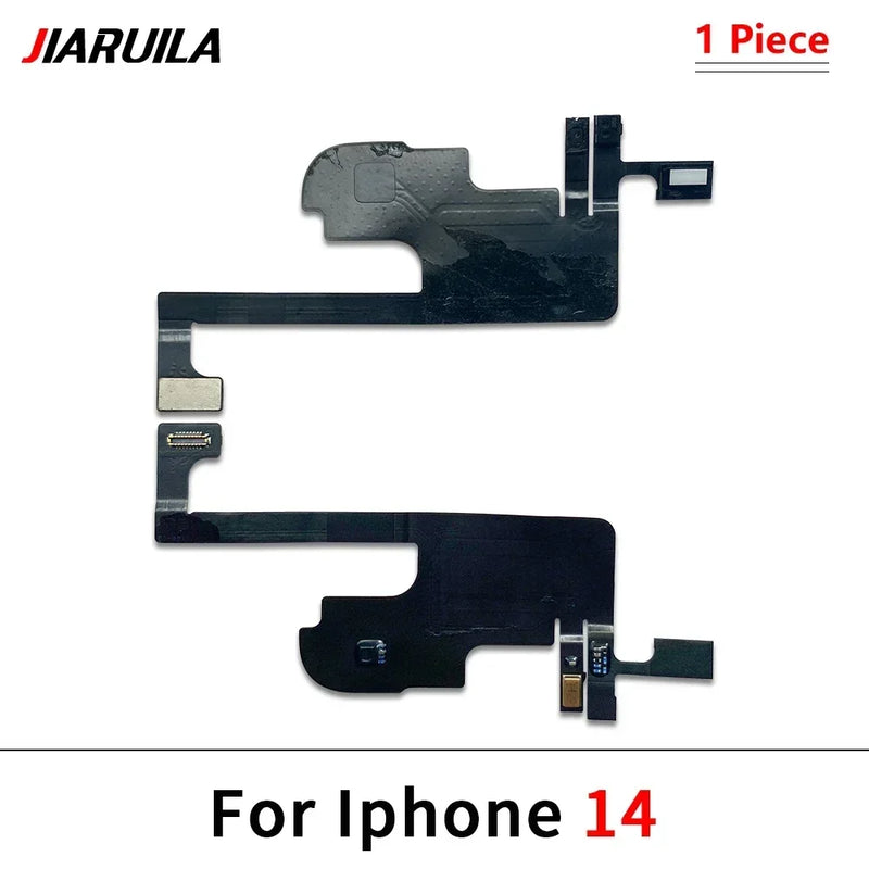 Earpiece Light Sensor Proximity Flex Cable For iPhone 13 14 15 Pro Max Plus Mini with Mic Ear Speaker Ribbon Repair Parts