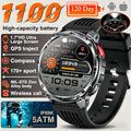 New T-REX3 Ultra 1100mAh Battery SmartWatch 10ATM Waterproof GPS Compass Flashlight 1.7" AMOLED HD Call Sports Smart Watch Men