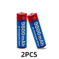 2026 New AA Rechargeable Batteries 9800Mah 1.5V New LED Lamp Toy Alkaline Rechargeable Battery Mp3