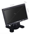 7 - Inch 1920 * 1080 AHD 1080P High - Definition Truck Monitor with Starlight Night Vision - Ideal for Vehicle Reverse in Bus