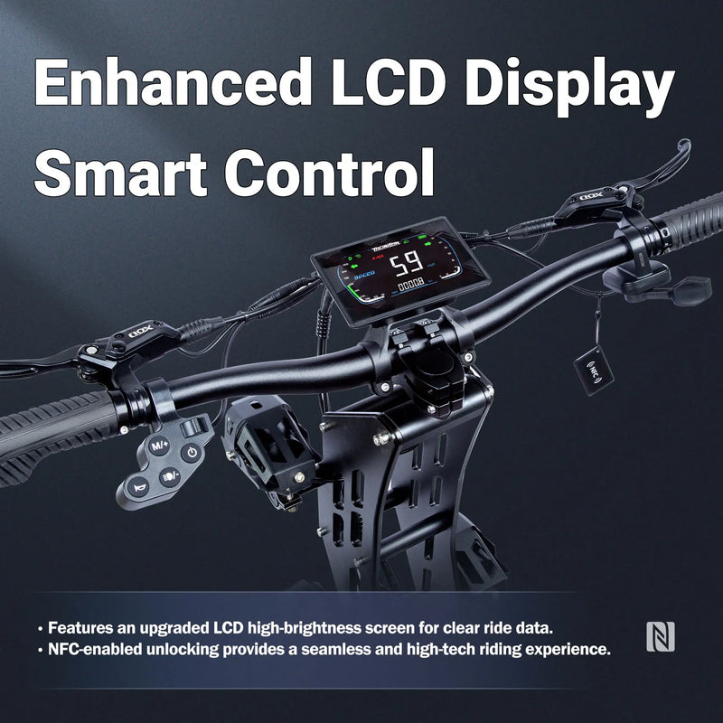 X14PRO NFC 14 Inch Electric Scooter 10000W Dual Motor 72V 40Ah Battery Long Range Suspension Folding Adult Scooter