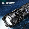 Powerful XHP50 LED Flashlight 18650 Torch Waterproof with Side Light 7 Modes USB Rechargeable Zoom Lamp for Camping Fishing