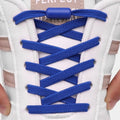 New 1Pair/3Pair Metal Lock Shoe Laces for Sneakers Elastic Stretch No Tie Shoelaces Casual Shoes Running Shoes
