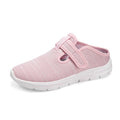 Big Size 43 44 Women's Adjustable Strap Breathable Mesh Slip on Mule Sneakers Lightweight Walking Backless Clogs Outdoor Indoor