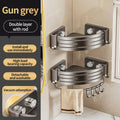 Tick on Suction Cup No - Drill Bathroom Corner Shelf for Shampoo Tissue Storage - View 12 | SAMAG