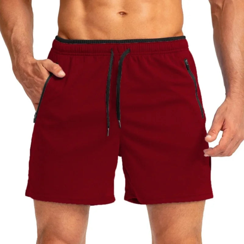 2025 New Solid Football Training Shorts Mens Summer Bottoms Running Basketball Soccer Shorts Boys Tennis Badminton Sports Short