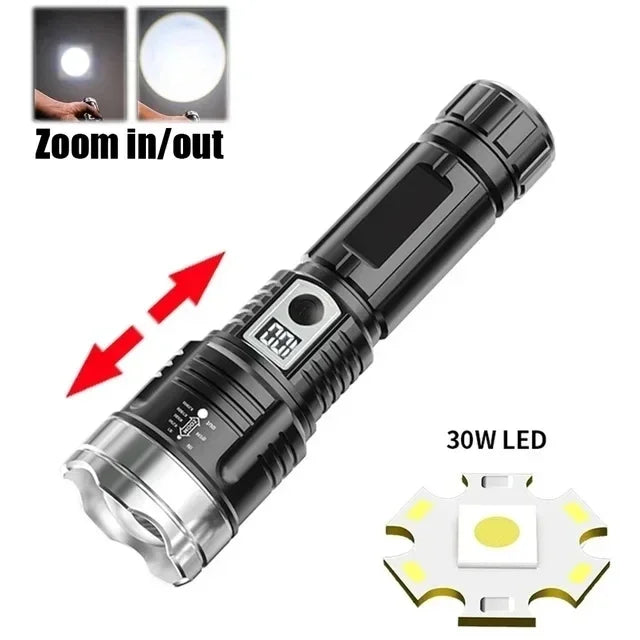 High Strong Power Led Flashlights Tactical Emergency - View 8 | SAMAG