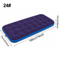 Inflatable Air Mattress Bed with Built - in Pump, Flocked - View 10 | SAMAG