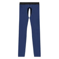 Mens Open Fly Breathable Cotton Thermal Long Johns Black S Eco-Friendly