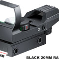 Bestsight Red Dot Sight Holographic Reflex Sight 4 Reticle Optics Red and Green Illuminated Collimator Sight Hunting Scopes