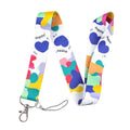Heart Lanyard Simple Style Neck Strap for Key ID Card Cell Phone Straps Badge Holder DIY Hanging Rope Neckband Accessories