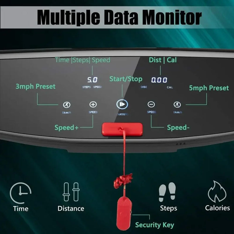 Bluetooth - Enabled 3.0HP Treadmill with HD Touchscreen - View 3 | SAMAG