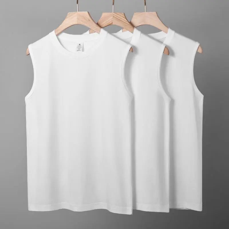 MRMT 2026 Brand New Men's Cotton Tanks Tops Solid Color Undershirt Sleeveless Man T shirt Tank Top Bottoming Men Vests For Male