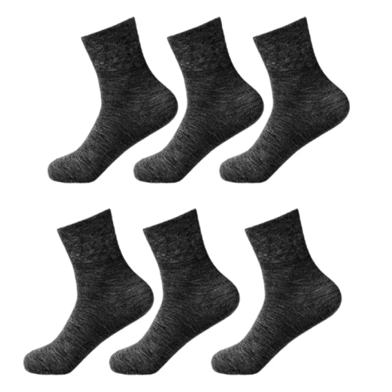3Pair Comfortable No Elastic Diabetics Socks Men Women | SAMAG