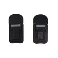 2PCS Mini Foldable Laptop Stand Portable Computer Keyboard Riser with 2 Adjustable Angles Self-Adhesive Invisible Notebook Stand