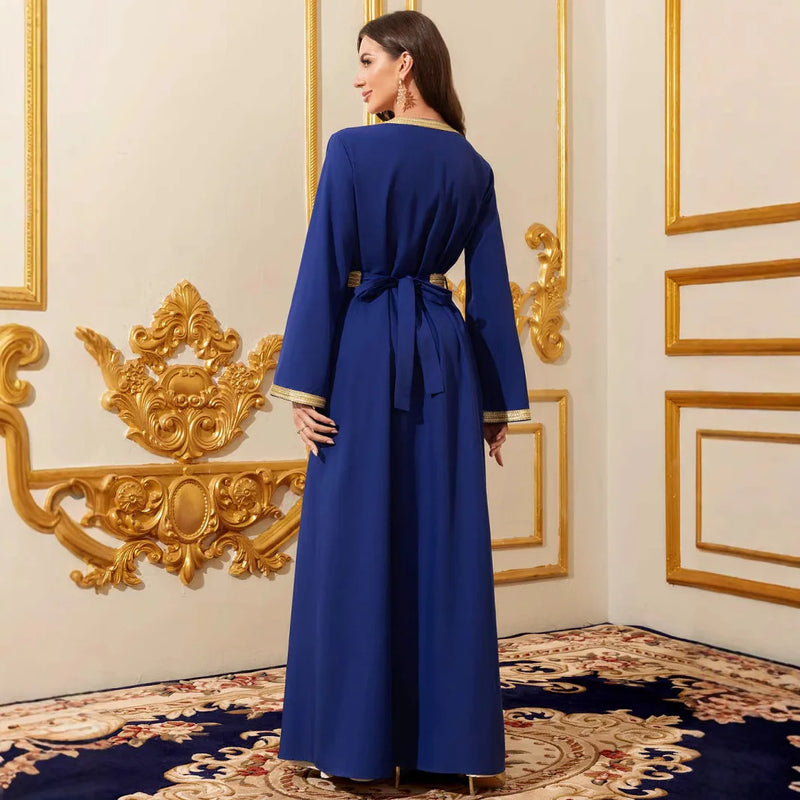 Muslim Sets Women Party Dresses Jalabiya Robe Embroidery | SAMAG