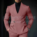 Chic Shawl Lapel Green Suits for Men High Quality Slim Fit Wedding Costume Homme Customized 2 Piece Jacket Pants Outfits Terno