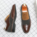 Retro Oxfords Shoes Men Classic Men's Dress Shoes Casual Business Social Brogues Shoes For Wedding