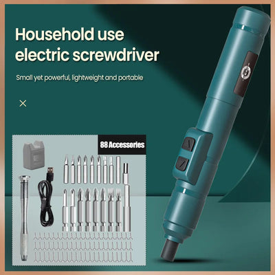 Mini Electric Screwdriver Set USB Rechargeable 1300mah Adjustment Power Dril Multi - function Disassembly Torque | SAMAG