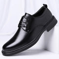 2026 Spring New Designer Dress Shoes for Men Black Fashion Casual Leather Shoes Male Soft Sole Business Wedding Shoe Man