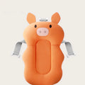 Infant Daily Bath Accessory Non Slip Bathtub Mat Soft Animal Pillow Safety Support Cushion For Newborn Shower And Body Washing