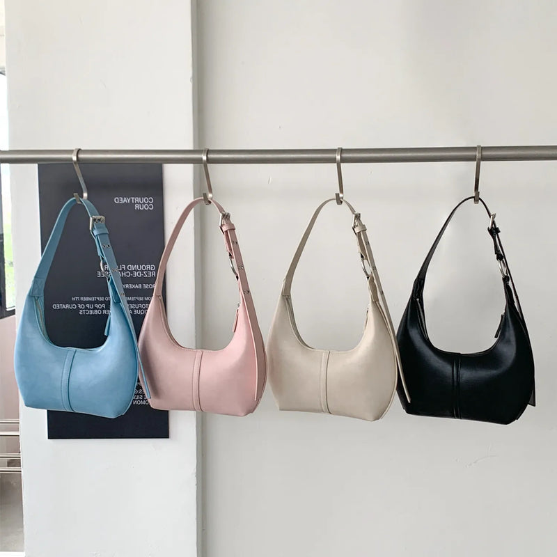 2026 New Retro Dumpling Bag Underarm Simple Design Versatile Fashion Commuter Hobo Bag for Women