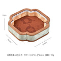 Luxury Chinese Vintage Silk Wooden Jewelry Box, Countertop Display Tray for Perfume Ring Bracelet, Velvet Gemstone Jade Storage