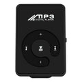 C Key Portable Mini Mirror Clip MP3 Player Music Media Support Micro SD TF Card Fashion HIFI MP3 For Outdoor Sports Music Player