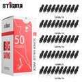 STIGMA 50PCS Mixed Professional Tattoo Cartridge Needles with Membrane Safety Cartridges Disposable Tattoo Needle