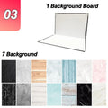 29x21cm Photography Backdrop Board 7 Pcs 2 Sided Photo Background Set 14 Wood Grain Studio Waterproof Product Photographic Props