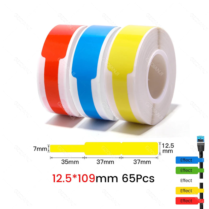 Niimbot Mini Smart Portable Printer Thermal Cable Sticker Self-Adhesive Waterproof Identification Tag For D101/D11/D110/H1/D11H