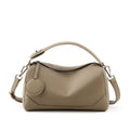 HALF.STAR Women Boston Bag, Luxury Designer Handbag Made of Top Grain TOGO Leather, Versatile Shoulder & Crossbody Bag