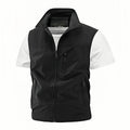 2026 Spring Summer Work and Leisure All-Match Trendy Fishing Vest Multi-Pocket Vest High-End Custom Text Logo Printed