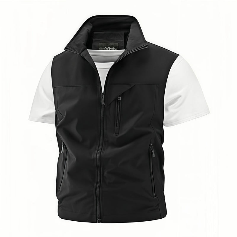 2026 Spring Summer Work and Leisure All-Match Trendy Fishing Vest Multi-Pocket Vest High-End Custom Text Logo Printed