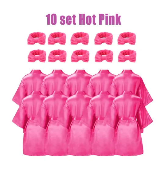 6-18Set Spa Party Robes for Girls Gowns for Supplies | SAMAG