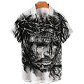 God Jesus Mary Hawaiian Shirts For Men's Crucified | SAMAG