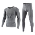 Men Sport Thermal Underwear Suits Outdoor Cycling Compression Sportswear Quick Dry Breathable Clothes Fitness Running Tracksuits