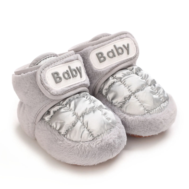 Winter Boots For Baby Boys And Girls Snow Soft Sole Anti Slip And Warm Flat Shoes Baby's First Walking Baby Shoes Boots 0-18