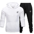 Sik silk Men Sets Fashion Autumn Spring Sporting Suit Sweatshirt Sweatpants Clothing 2 Pieces Slim Tracksuit - View 2 | SAMAG