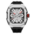 MEGIR Luxury Skeleton Automatic Mechanical Men Watch Original Waterproof Luminous Wristwatch Male Mechanical Clock Reloj