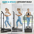 Akluer Non-Motorized Foldable Workout Treadmill - Dual | SAMAG