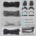 Quick Lace Kit No Tie Round Tennis Shoe Laces Without Ties Adult Kids Quality Running Sneakers Shoelaces for Salomon