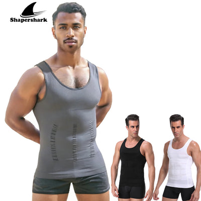 Men's Shapewear Slimming Body Corset Vest Shirt | SAMAG