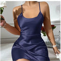 Summer Nightgowns Women's Ice Silk Satin Nightdress | SAMAG