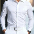Men's Casual Multifunctional Long Sleeved Wrinkle Free | SAMAG