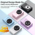 Digital Camera 4K 24 Million Pixels Children Camcorder 16x Zoom Compact Cameras Auto Focus for Kids Adult Beginners Photograph