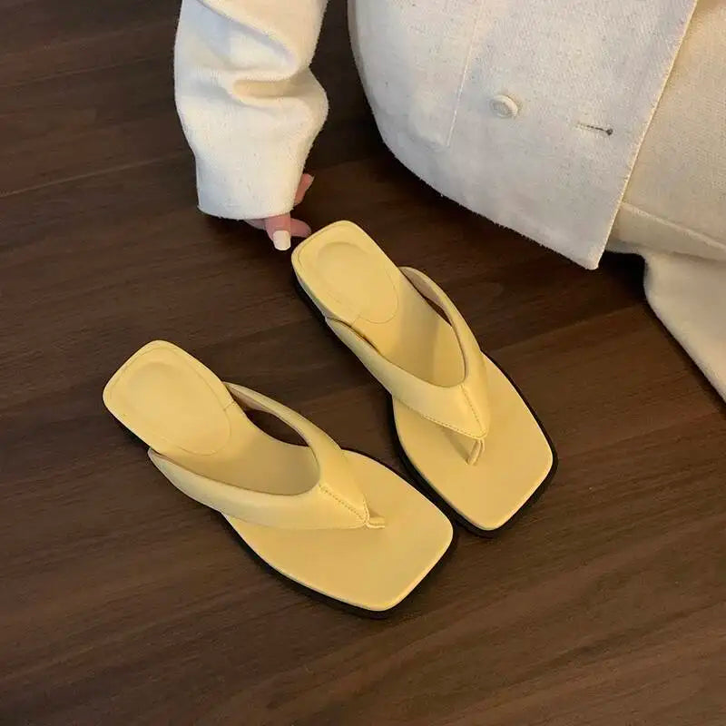 2026 Women's Wedges Heel Flip Flop Shoes Summer  Women Fashion Clip Toe Slippers Casual Comfort Beach Vacation Slides Shoe