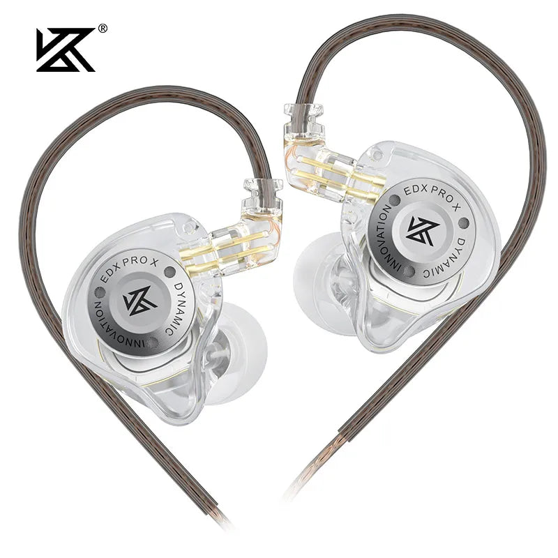 KZ EDX PRO X Wired Earphones HIFI Stereo Bass Music Headphones In Ear Monitor Sport Earbuds Noise Cancelling Headset PK ZSN PRO