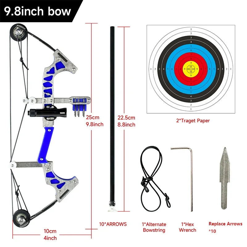 Laser Metal Pulley Bow Aiming Compound and Arrow | SAMAG